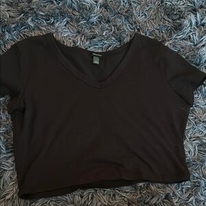 Wild Fable Black Crop Top